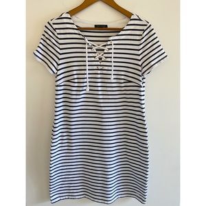 Women’s Tommy Hilfiger Lace Up T-Shirt Dress